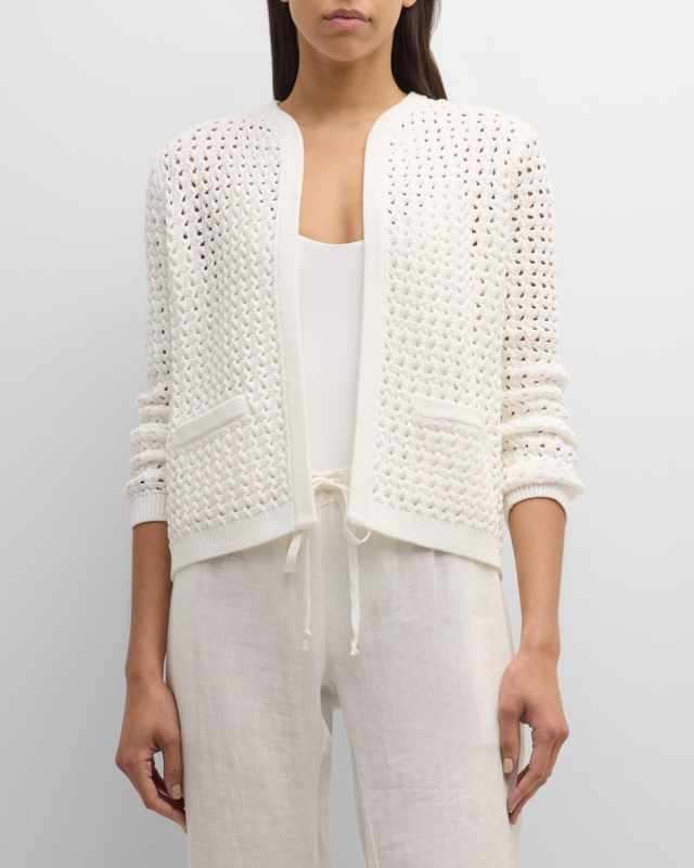Loui Open-Front Knit Sweat